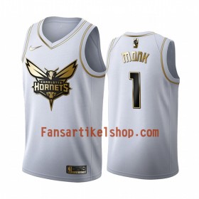 NBA Charlotte Hornets Trikot Malik Monk 1 Nike 2019-2020 Weiß Golden Edition Swingman - Herren